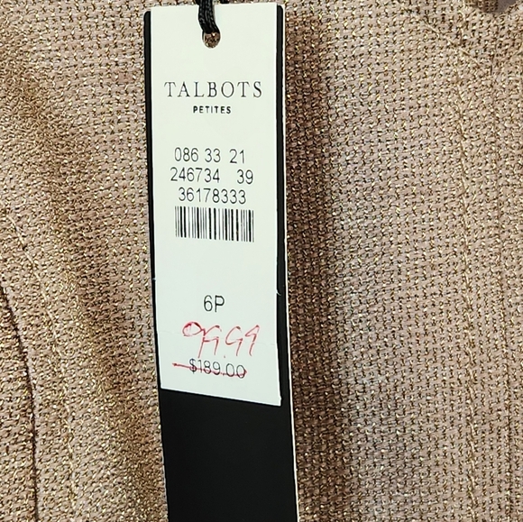 NWT Talbots Tan Gold Linen Blend Jacket & Dress 6 Petite
8039 - Picture 11 of 13